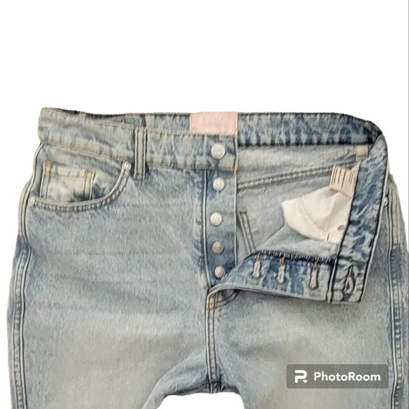Revice Ex Boyfriend High Waisted Distressed Cheeky Mom Jeans Sz 31 - Picture 3 of 12